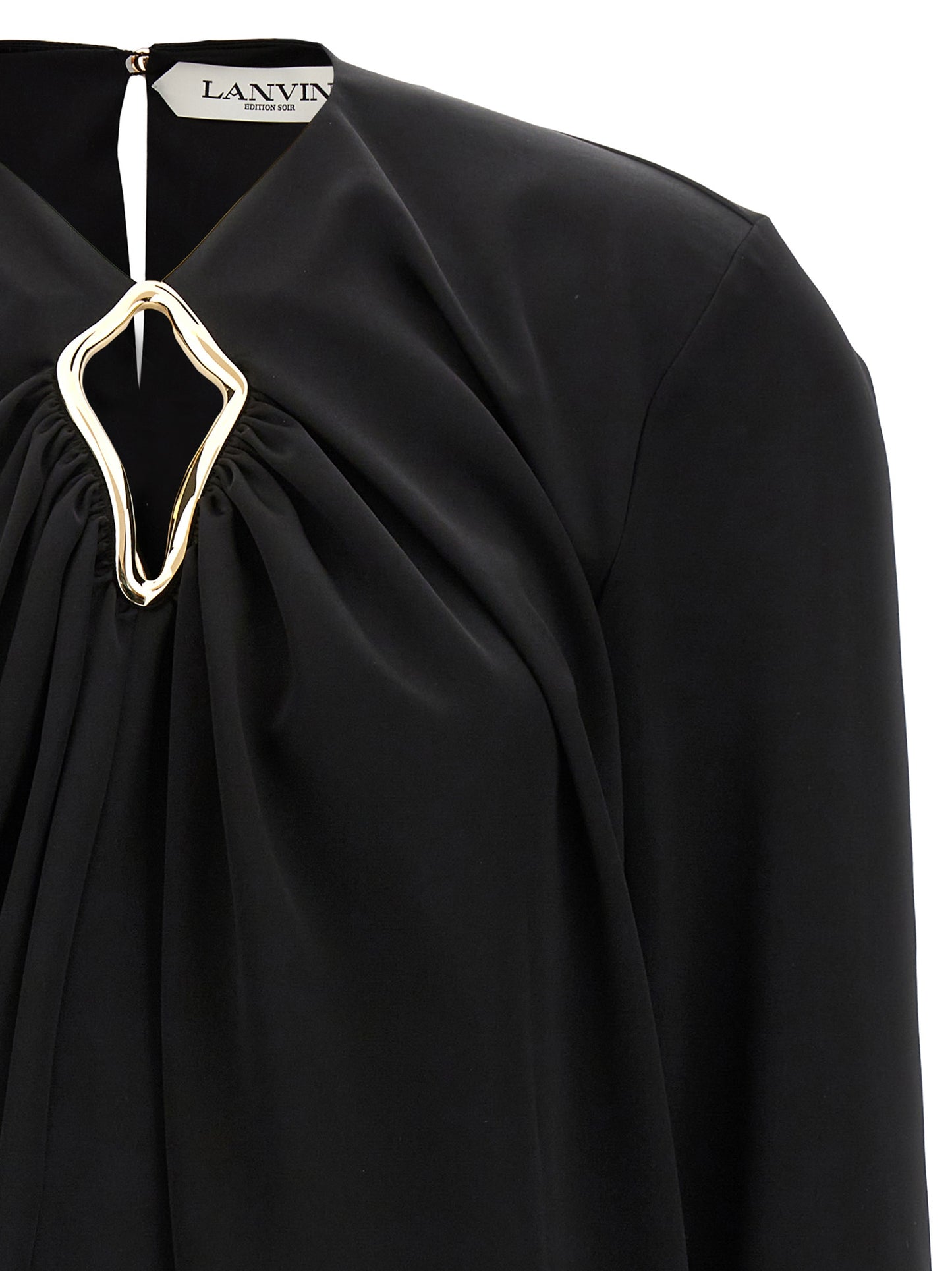 Metallic detail blouse Shirt, blouse