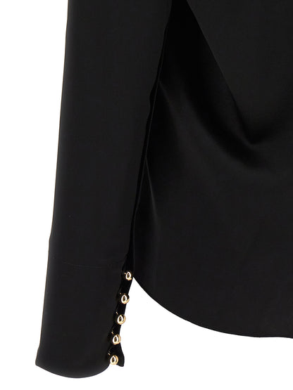 Metallic detail blouse Shirt, blouse