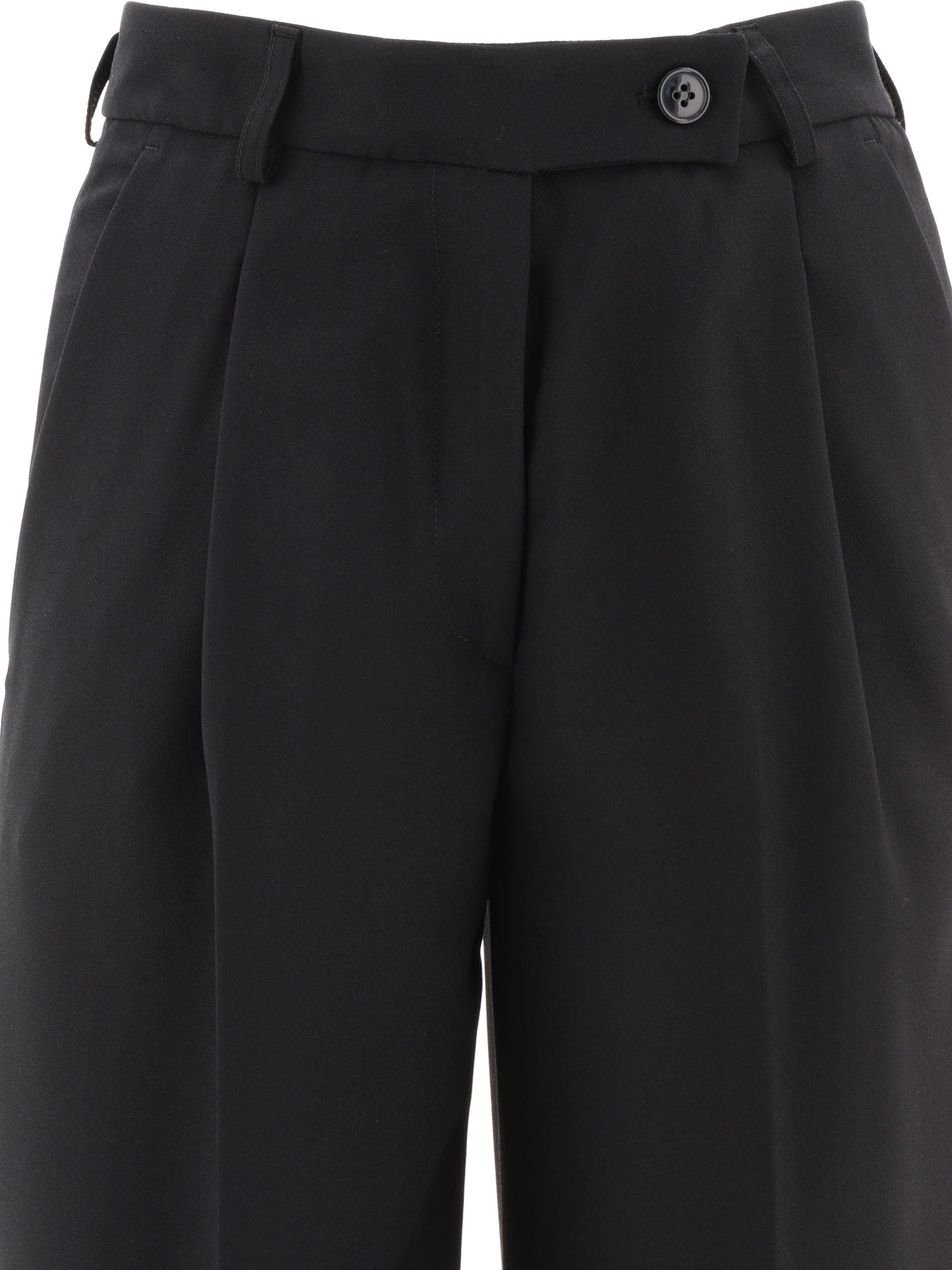 Tailored trousers with pressed crease Trousers