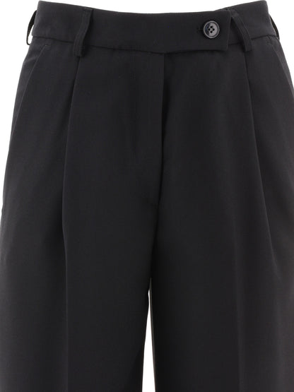 Tailored trousers with pressed crease Trousers