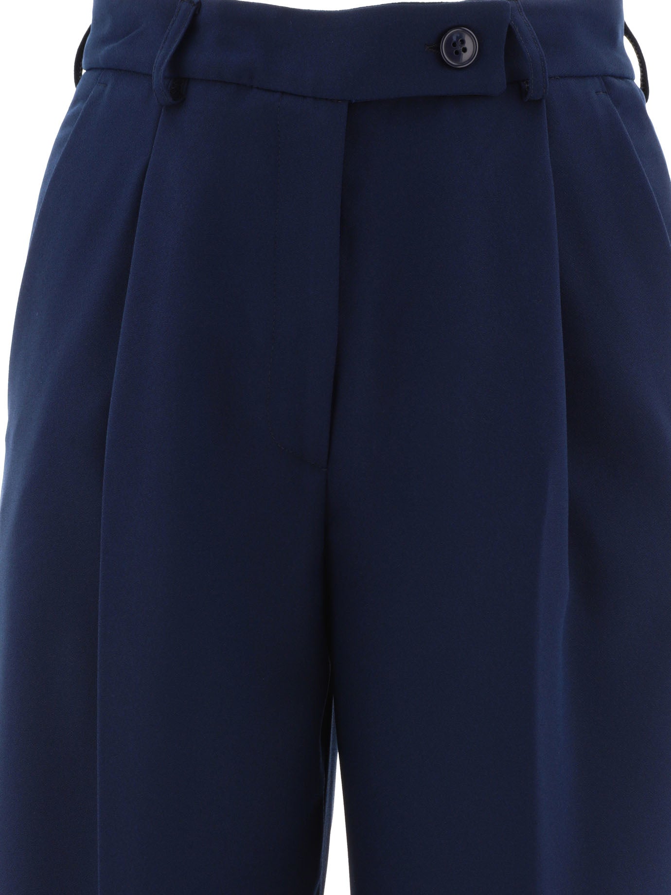 Tailored trousers with pressed crease Trousers