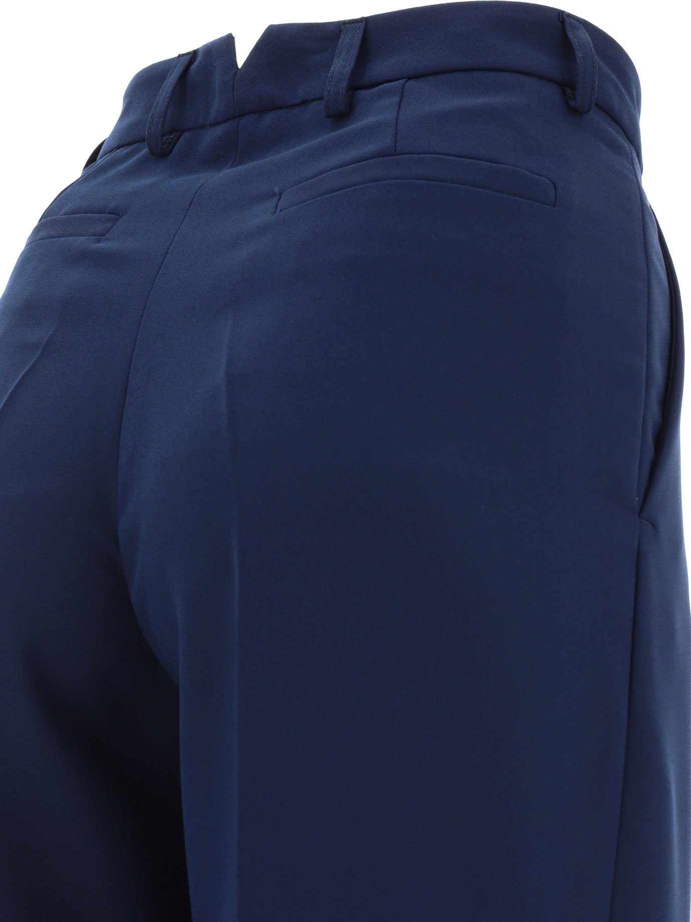 Tailored trousers with pressed crease Trousers