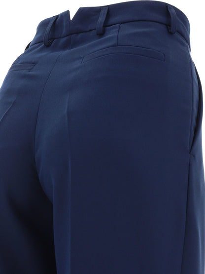 Tailored trousers with pressed crease Trousers