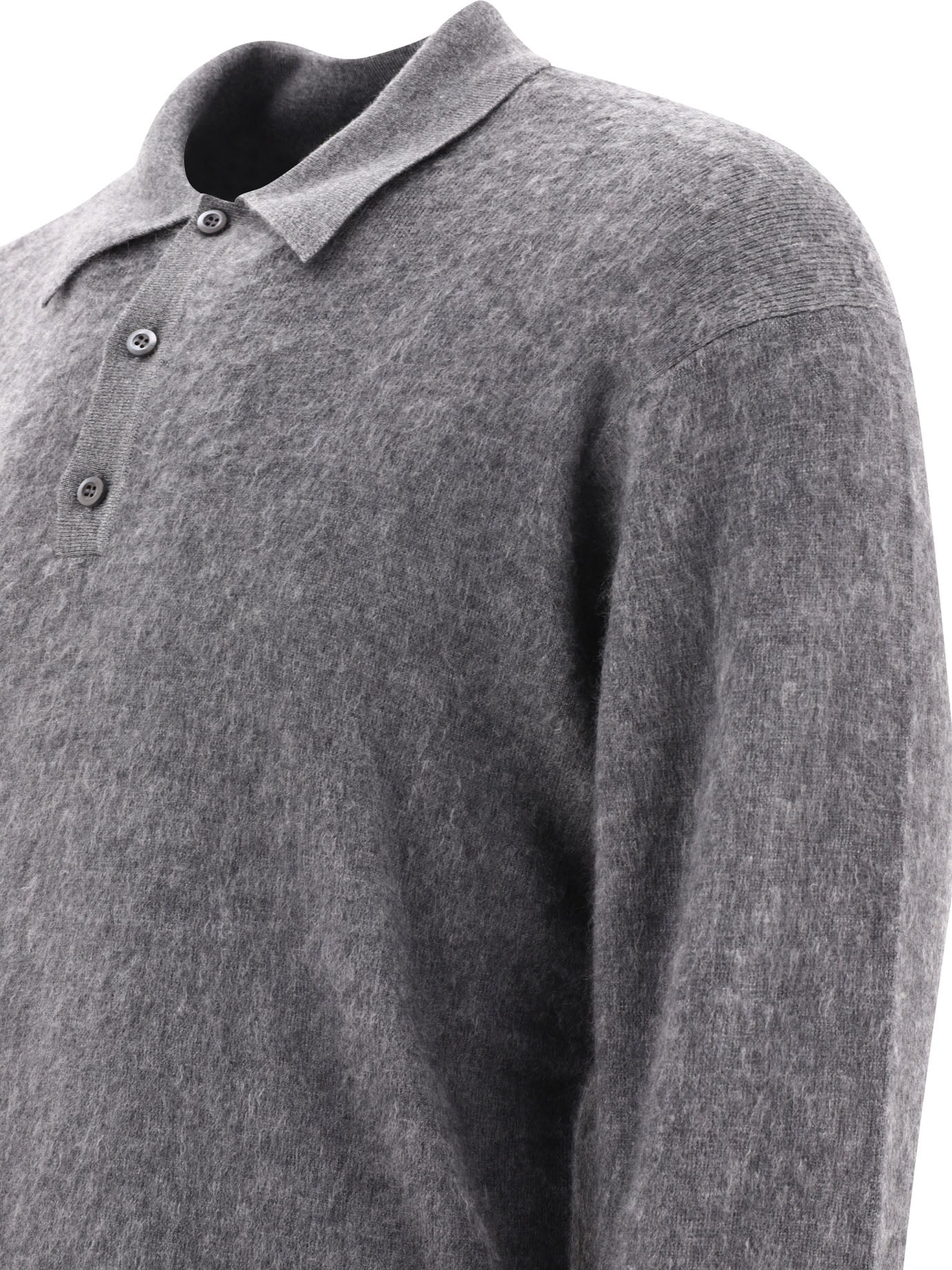 Cashmere and silk polo shirt Polo shirts