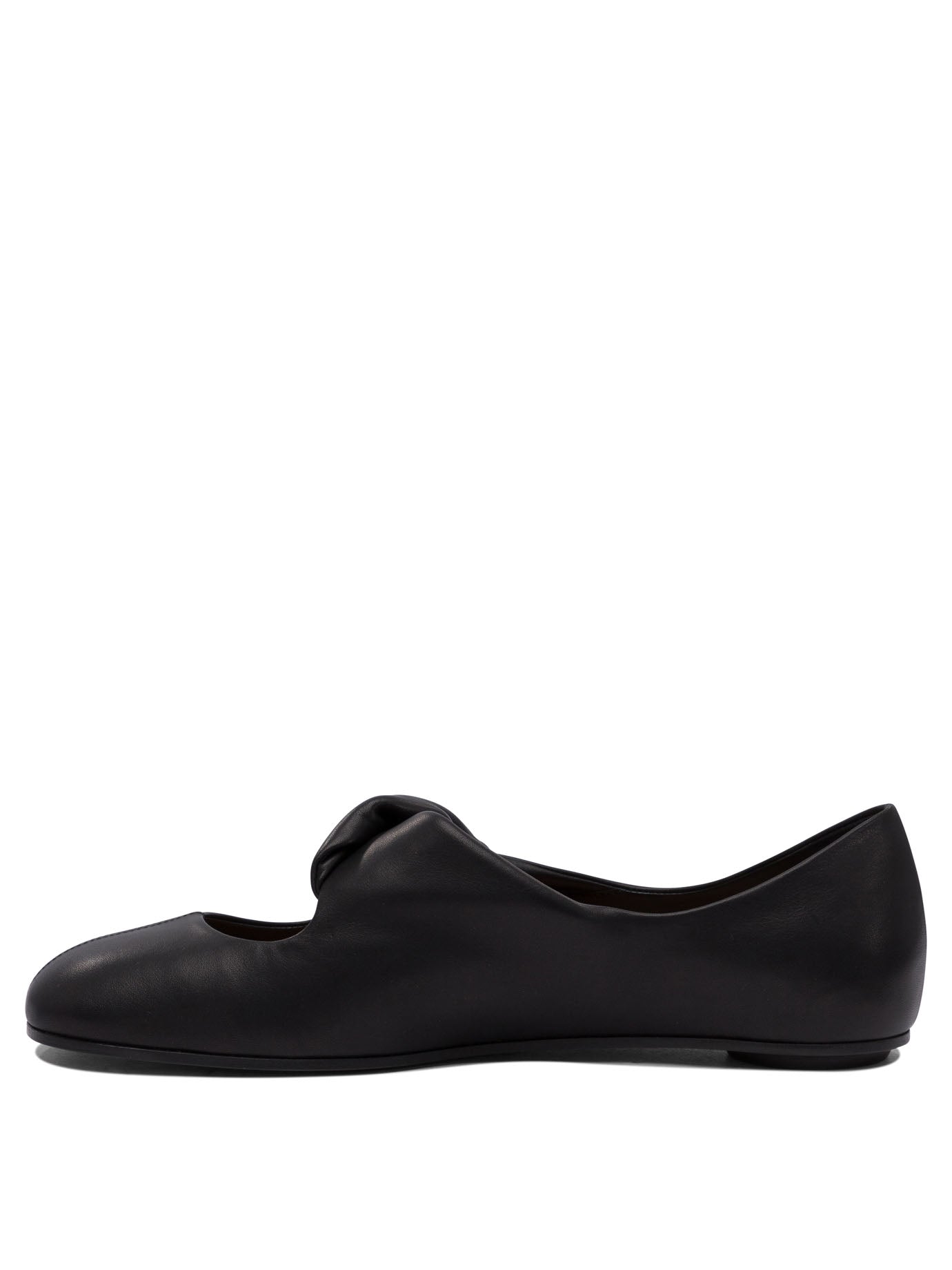 Twisted detail ballet flats Ballerinas