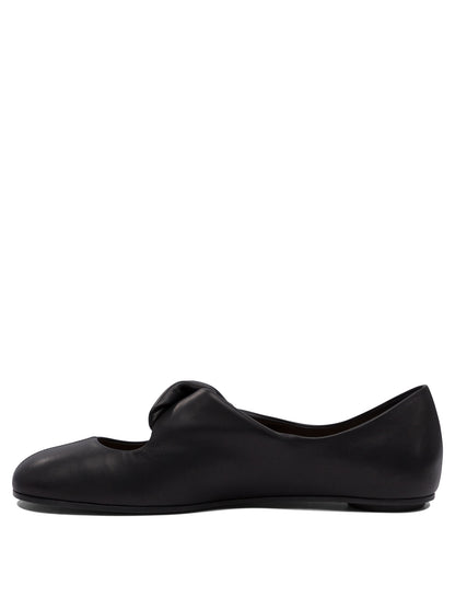 Twisted detail ballet flats Ballerinas