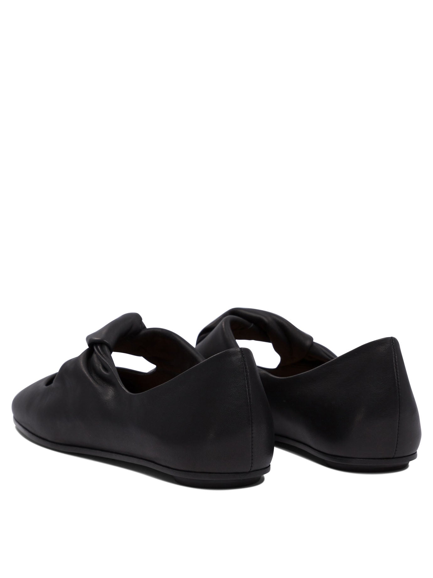 Twisted detail ballet flats Ballerinas