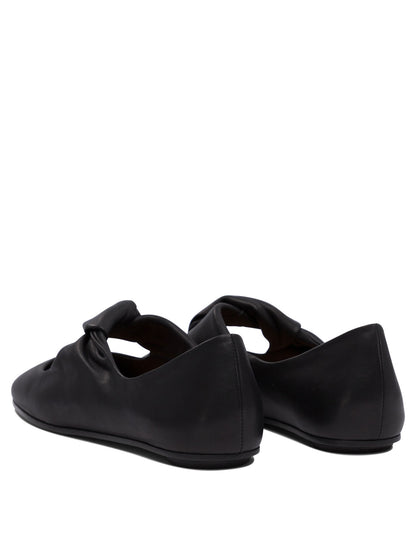 Twisted detail ballet flats Ballerinas
