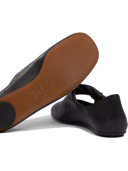 Twisted detail ballet flats Ballerinas