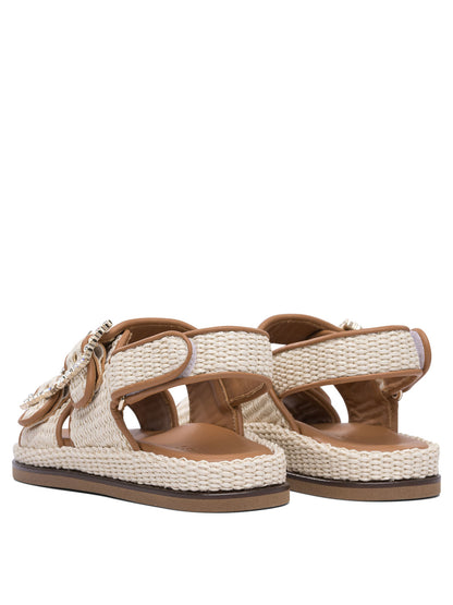 "Maya" raffia sandals Sandals