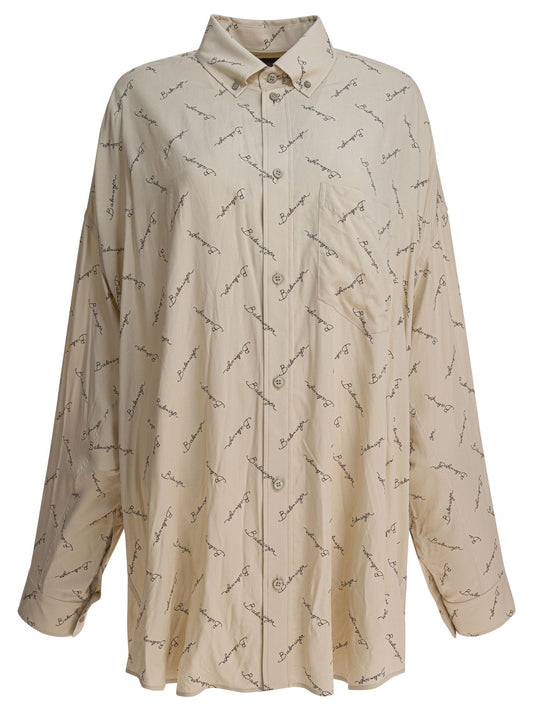 Oversized shirt with logo Shirts