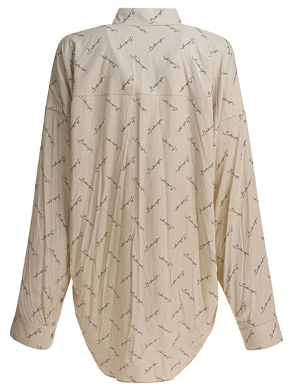 Oversized shirt with logo Shirts