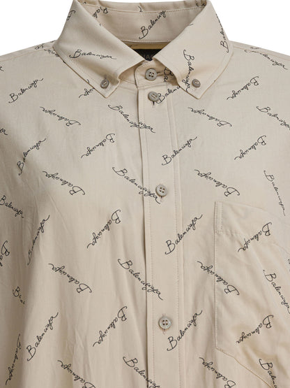 Oversized shirt with logo Shirts