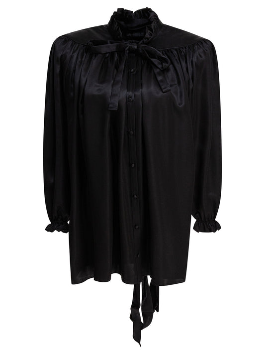 Lace-up blouse Shirts