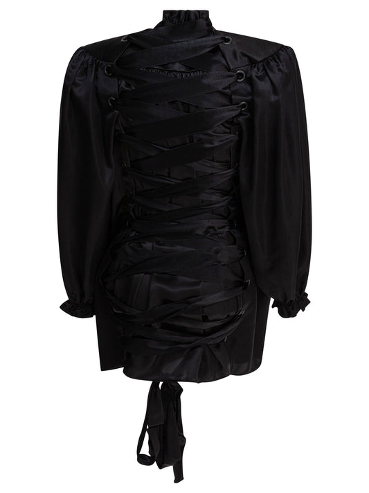 Lace-up blouse Shirts