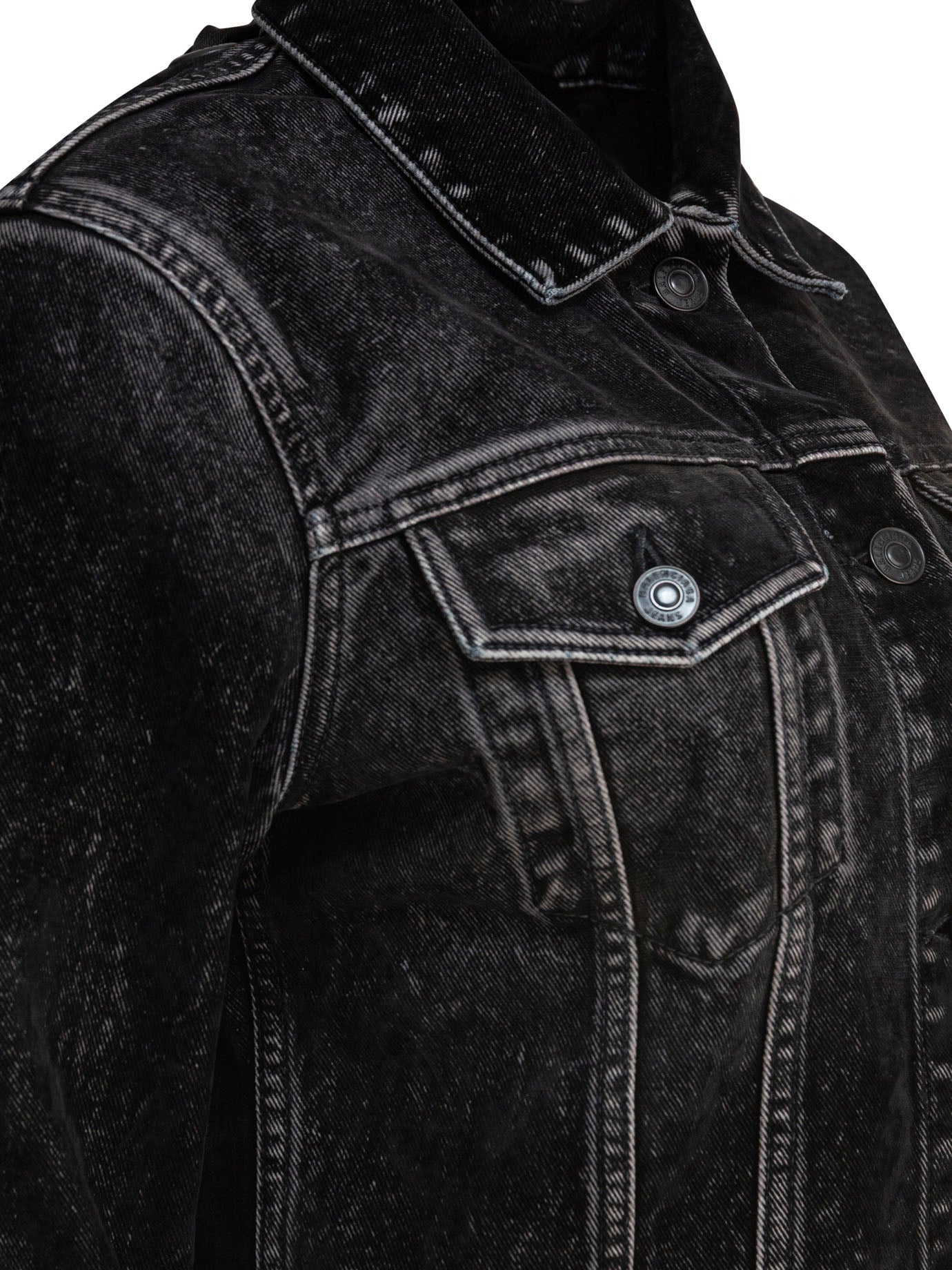 Denim jacket with laces Jackets and Coats