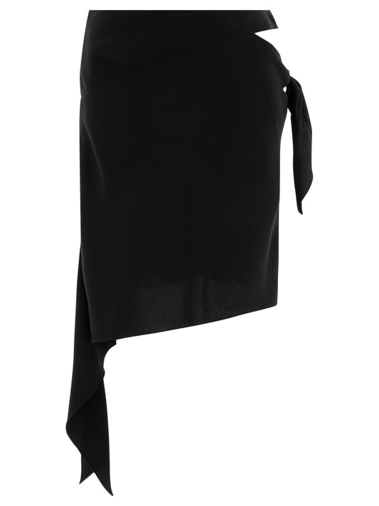 Cut out skirt with knot Skirts