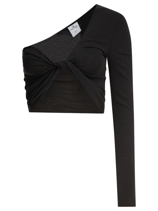 One-shoulder crop-top Tops