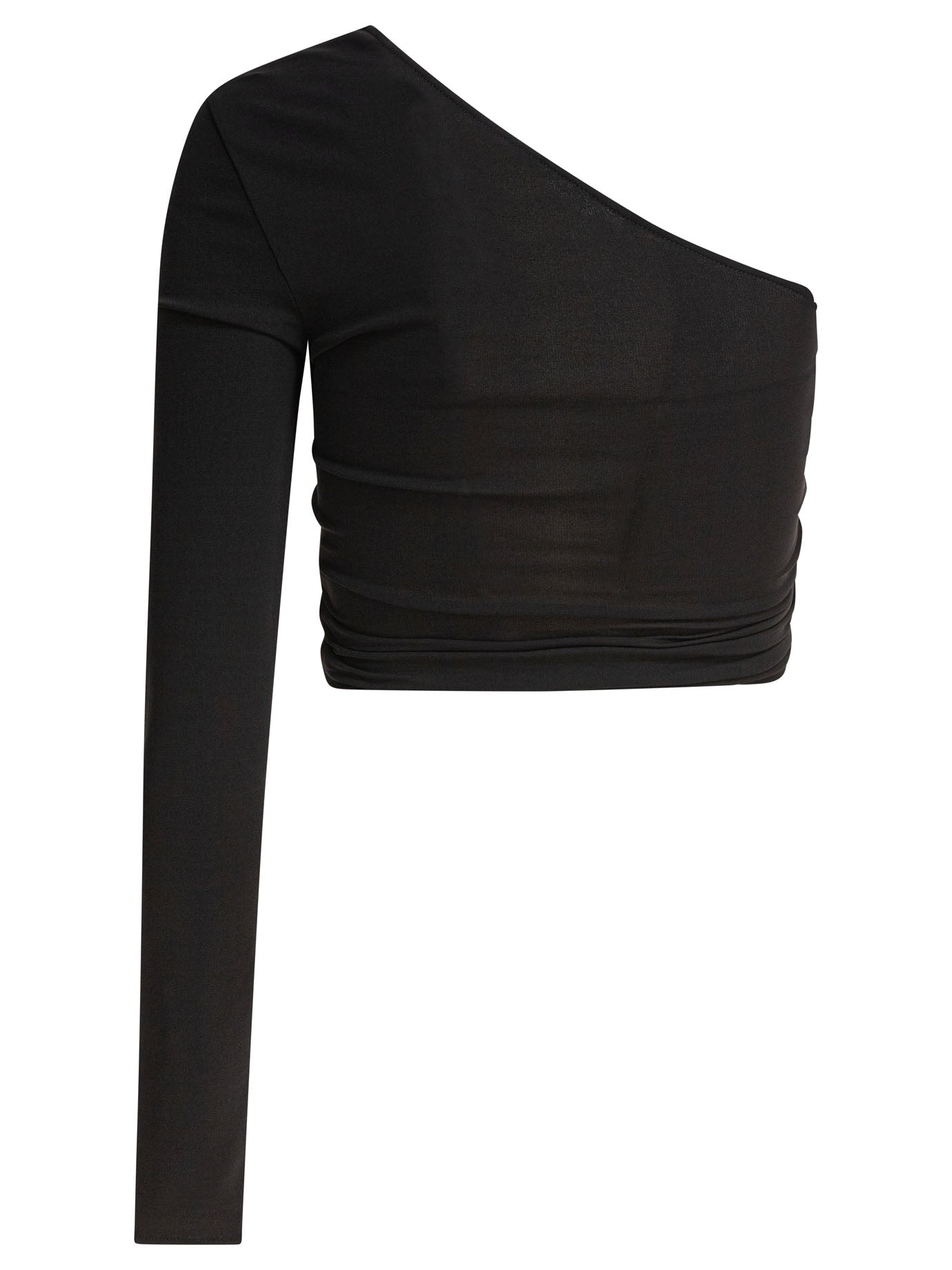 One-shoulder crop-top Tops