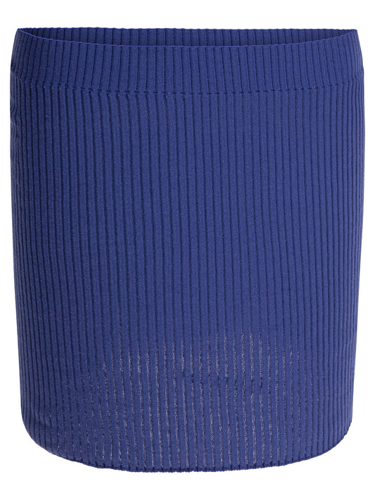Cotton and wool pencil skirt Skirts