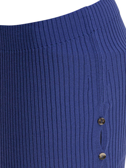 Cotton and wool pencil skirt Skirts