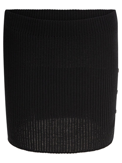 Cotton and wool pencil skirt Skirts