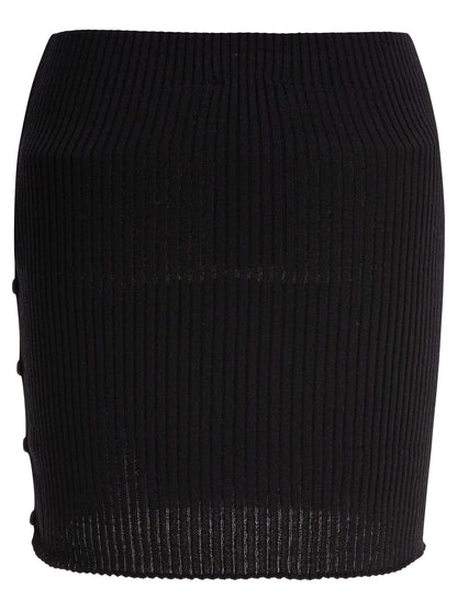 Cotton and wool pencil skirt Skirts