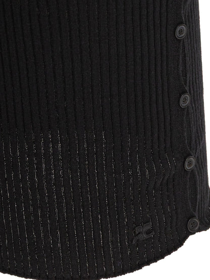 Cotton and wool pencil skirt Skirts