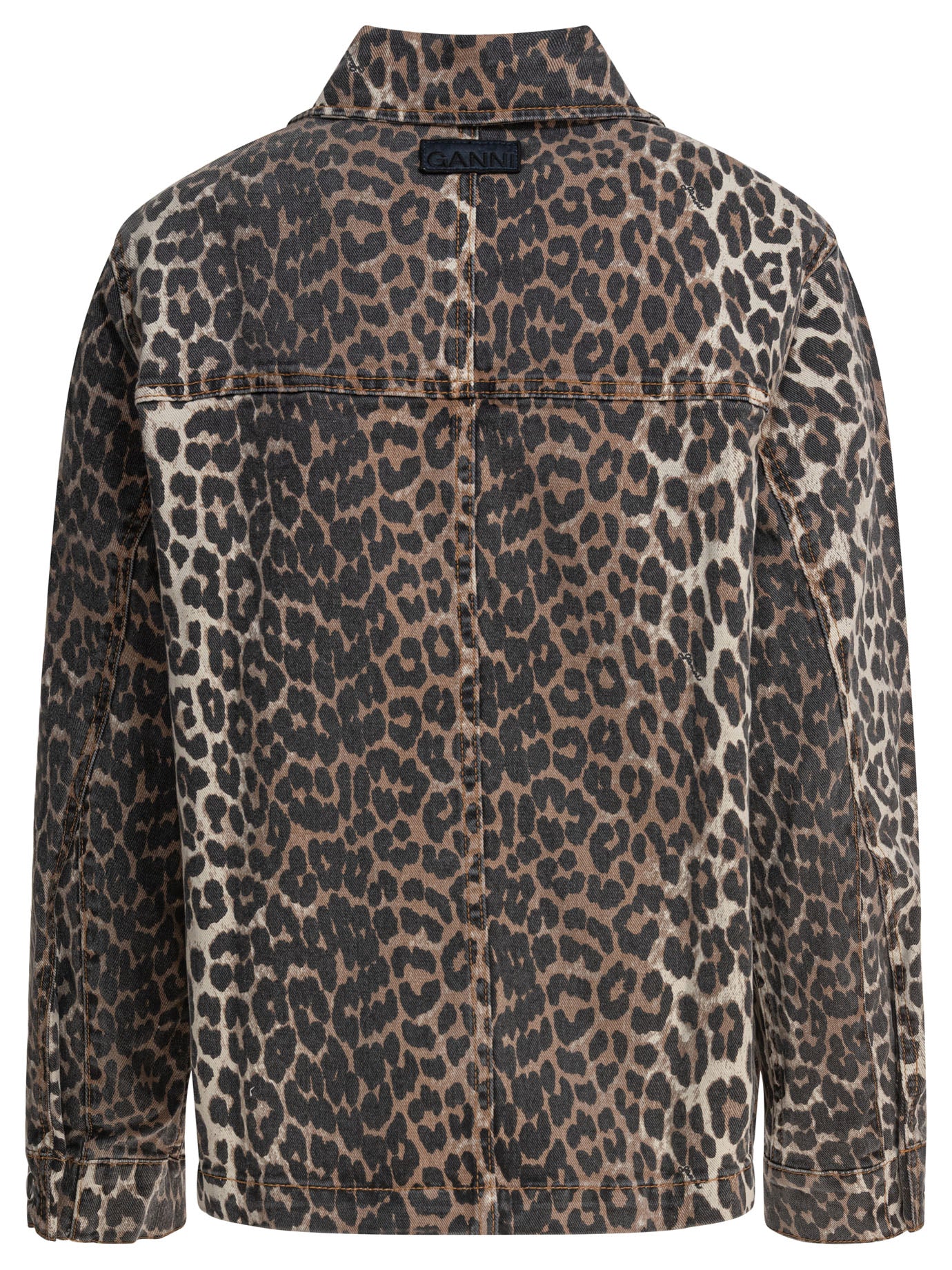 Leopard denim jacket Jackets and Coats