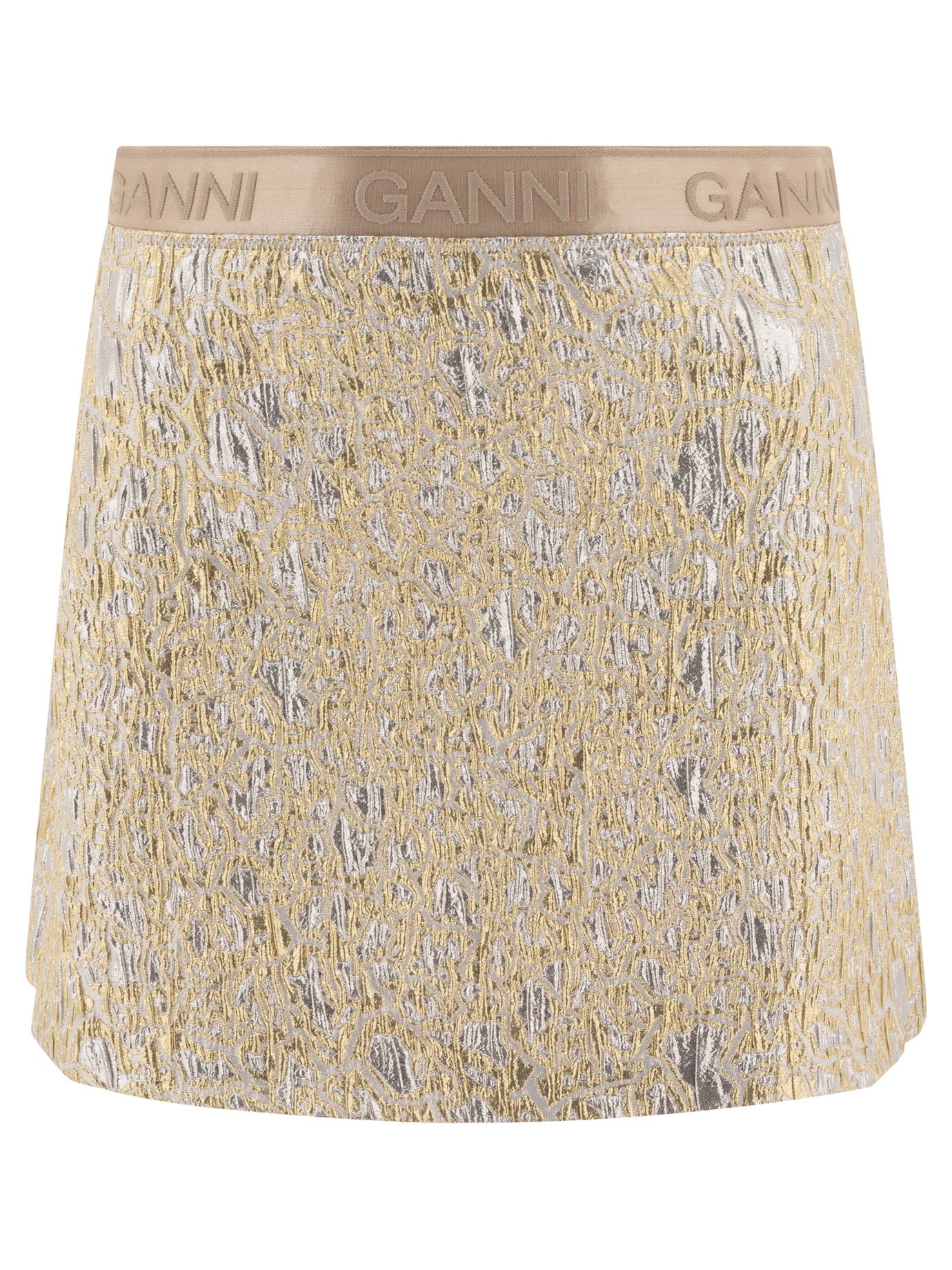 Gold and silver miniskirt Skirts