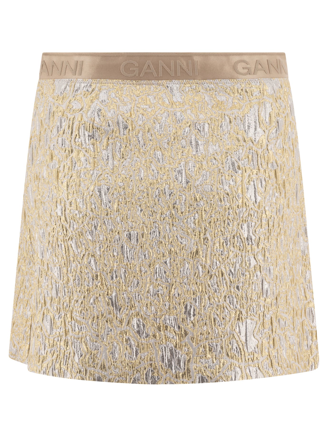 Gold and silver miniskirt Skirts