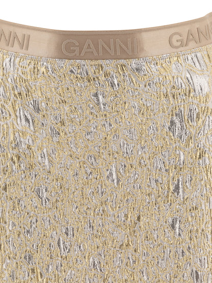 Gold and silver miniskirt Skirts