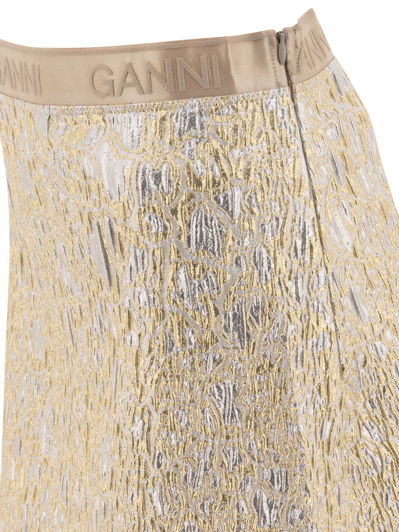 Gold and silver miniskirt Skirts