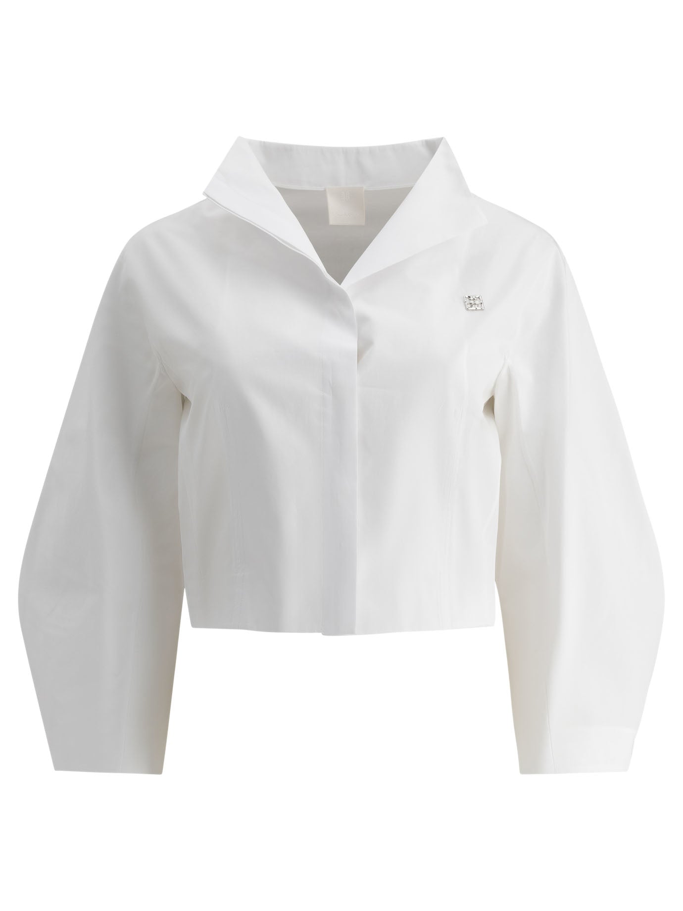 Cropped poplin shirt Shirts