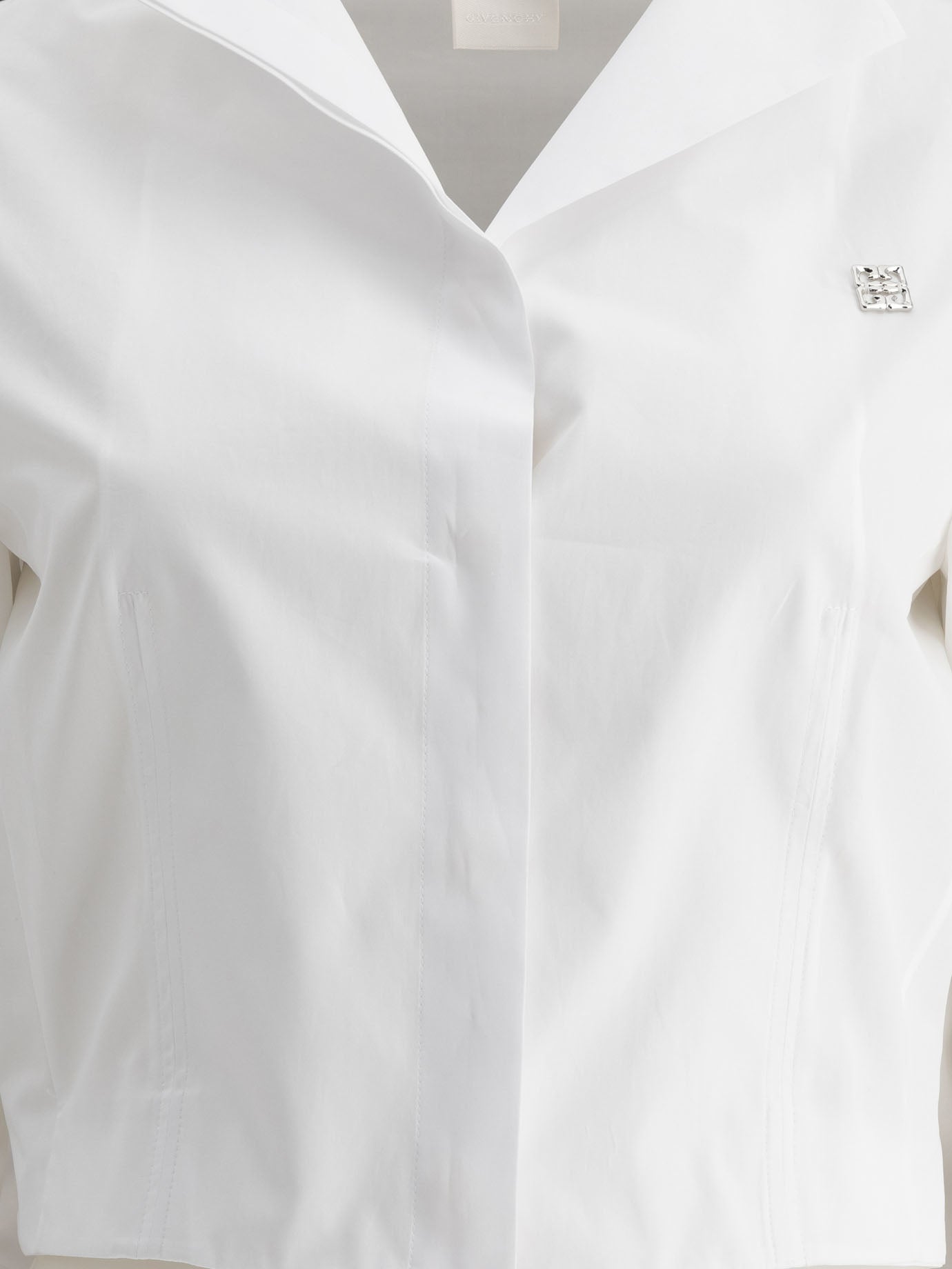 Cropped poplin shirt Shirts