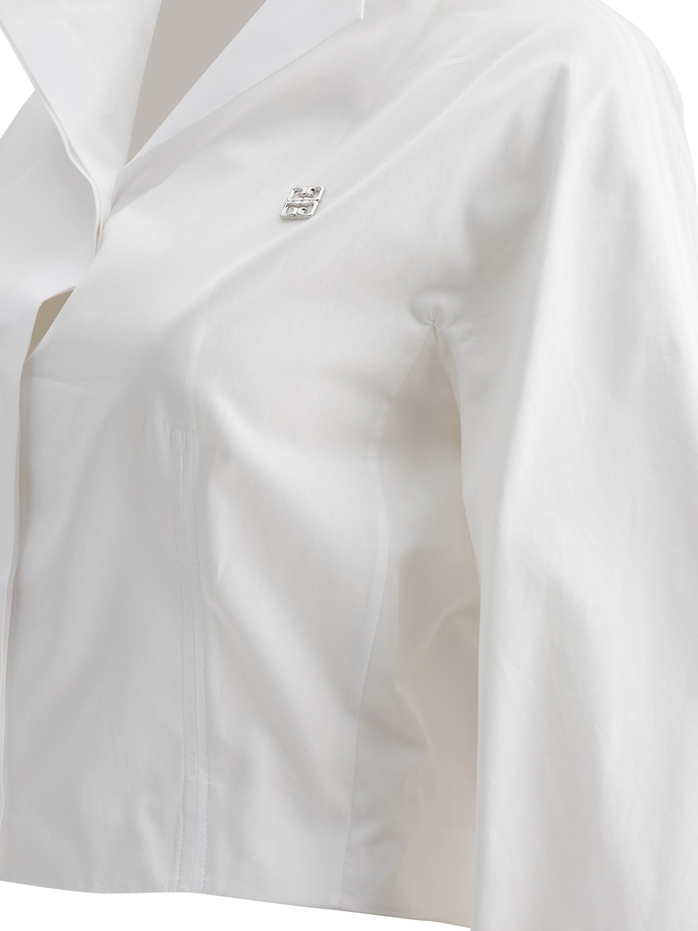 Cropped poplin shirt Shirts