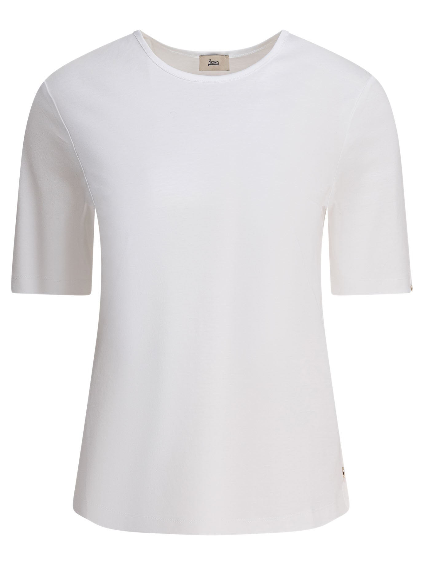 Cotton t-shirt with buttons T-shirts