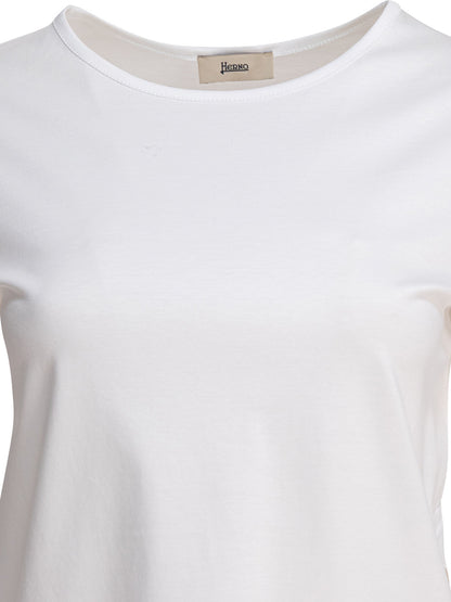 Cotton t-shirt with buttons T-shirts