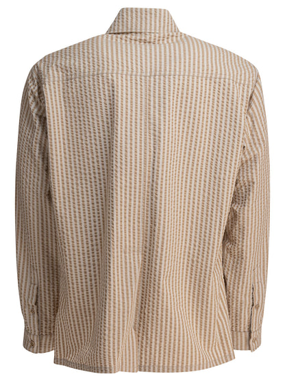 Striped overshirt jacket Jackets and Coats