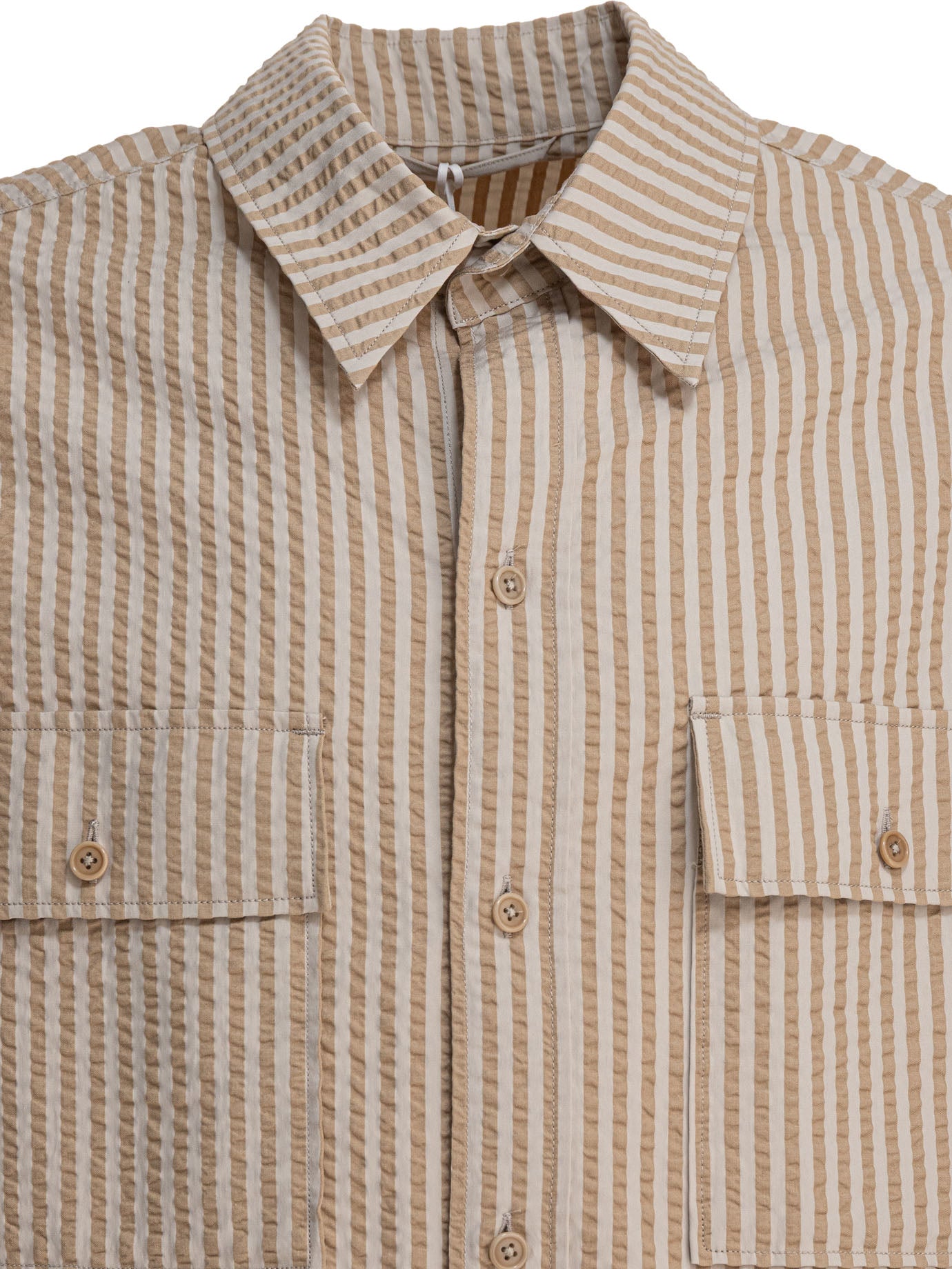 Striped overshirt jacket Jackets and Coats
