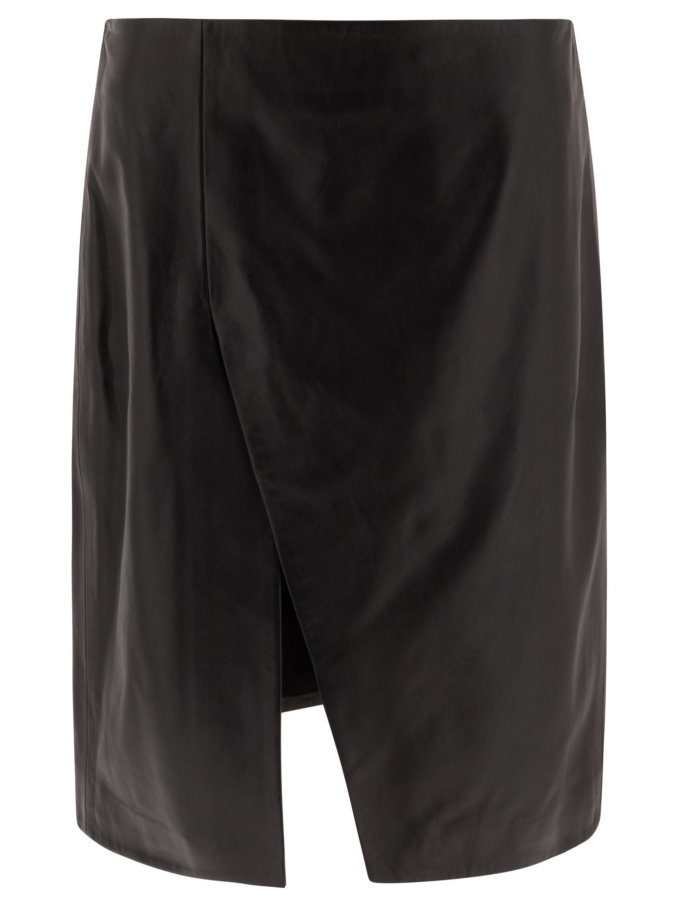 Leather midi skirt Skirts