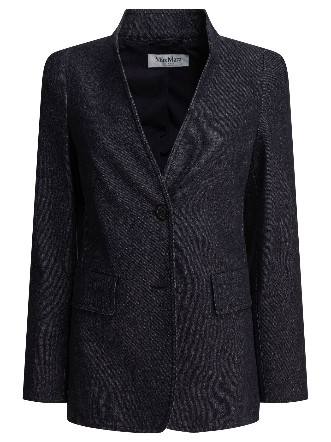 Denim-effect blazer Jackets and Coats