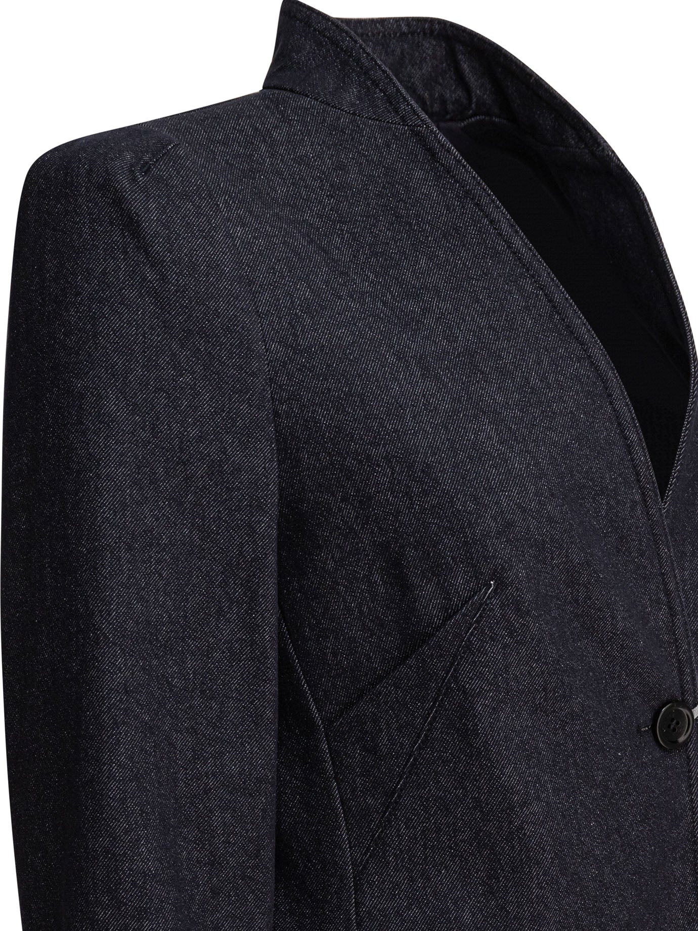 Denim-effect blazer Jackets and Coats