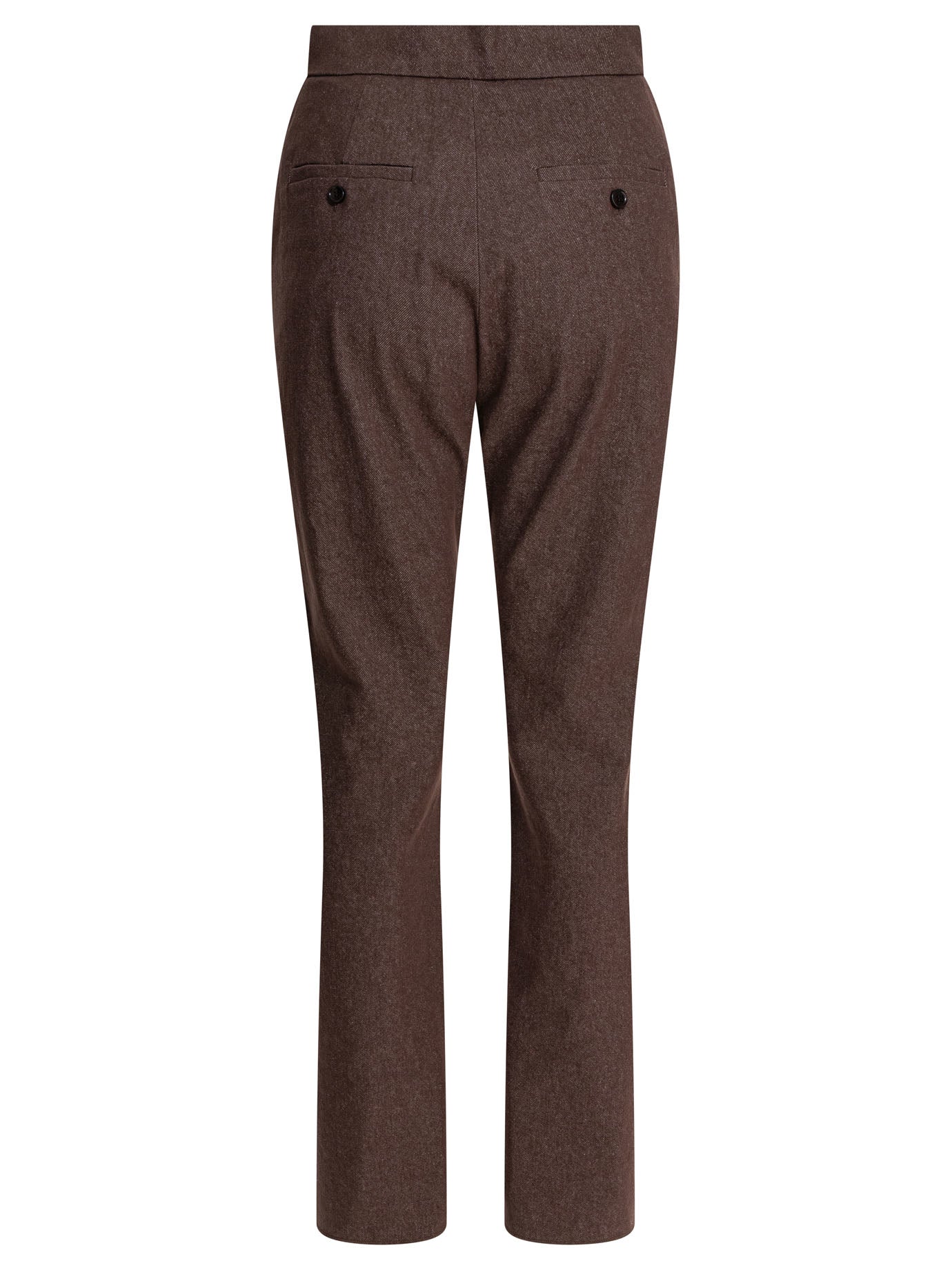Denim-effect cotton trousers Trousers