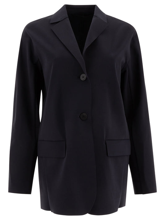 Single-breasted jersey blazer Jackets and Coats