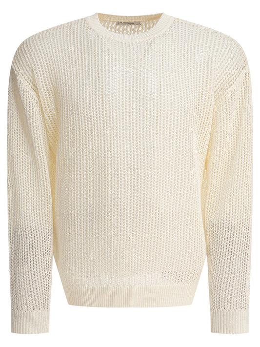 Cotton blend crewneck sweater Knitwear