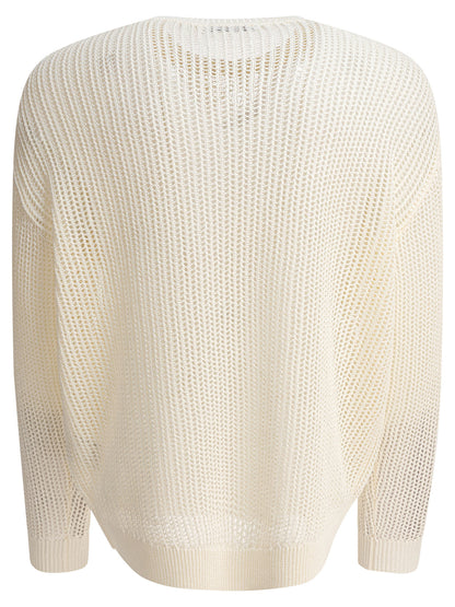 Cotton blend crewneck sweater Knitwear