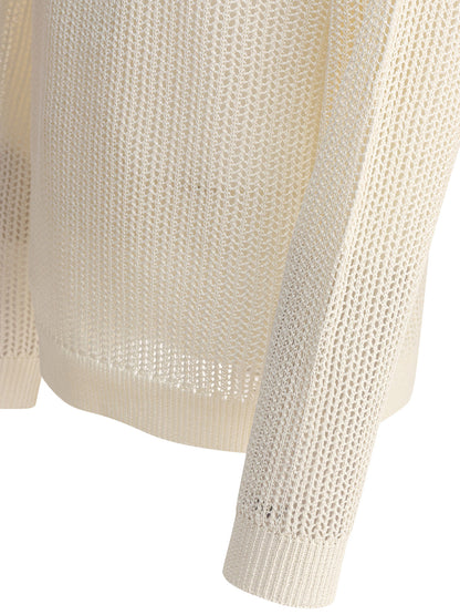 Cotton blend crewneck sweater Knitwear