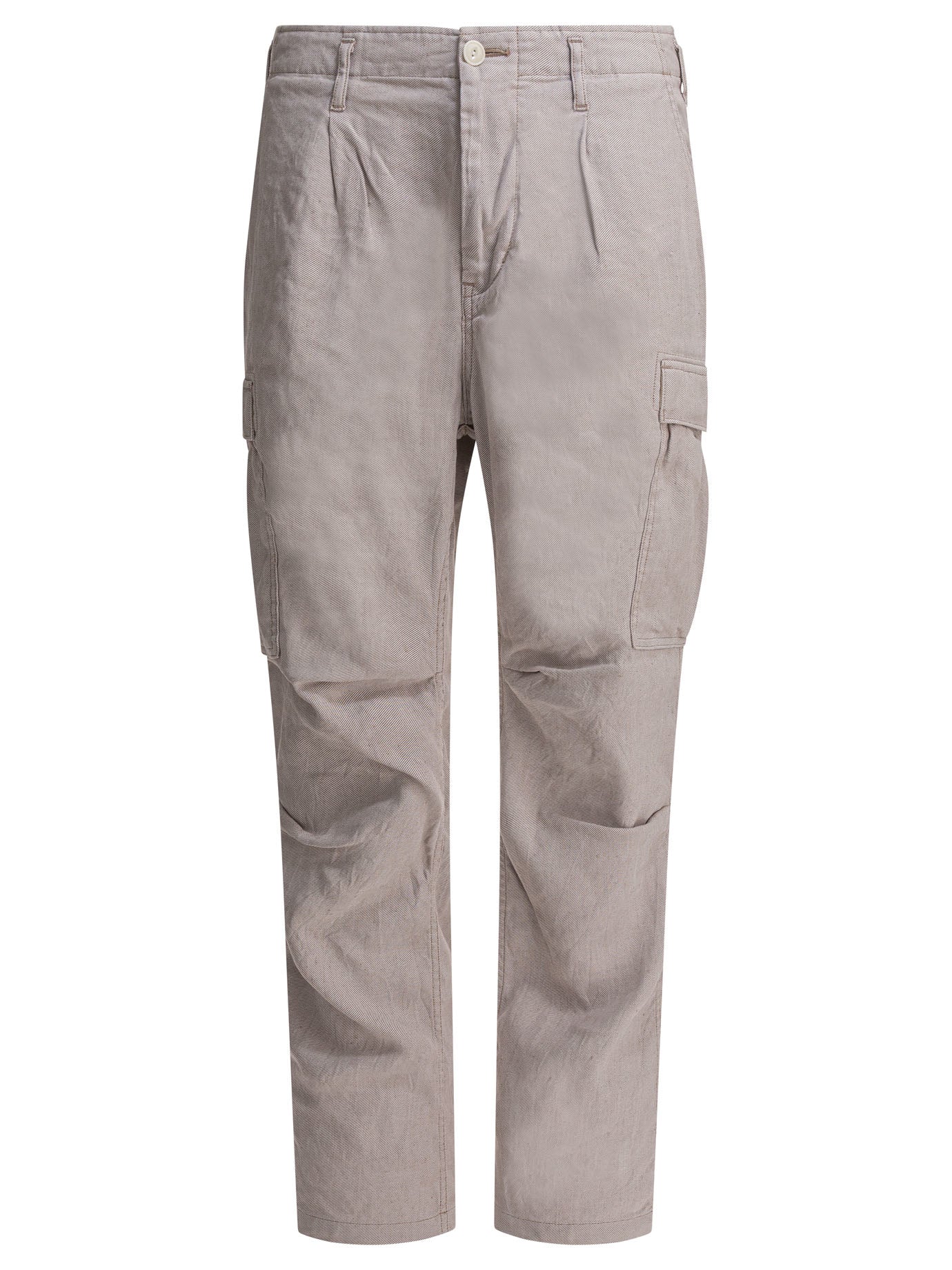 Linen-blend cargo pants Trousers