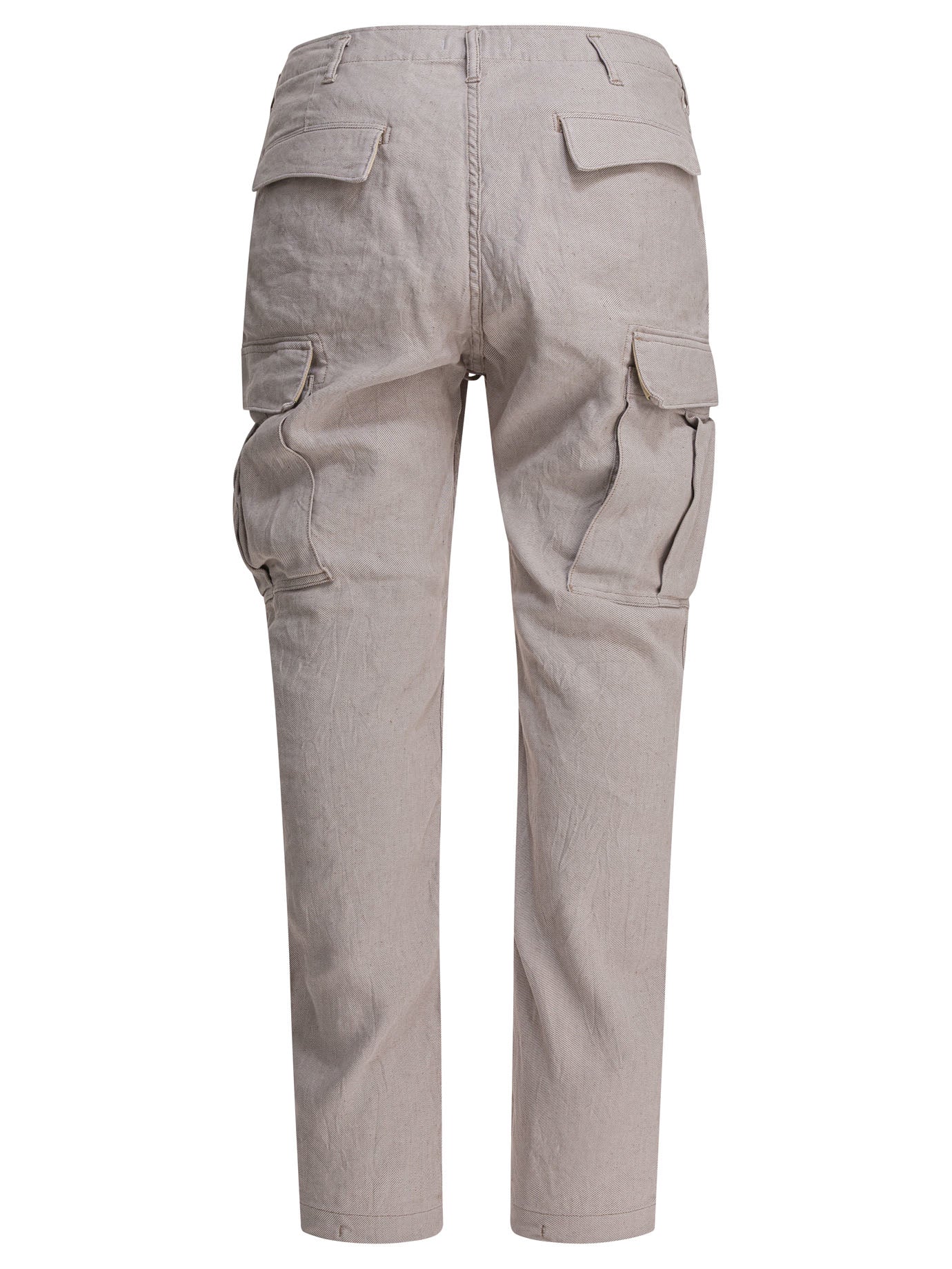 Linen-blend cargo pants Trousers